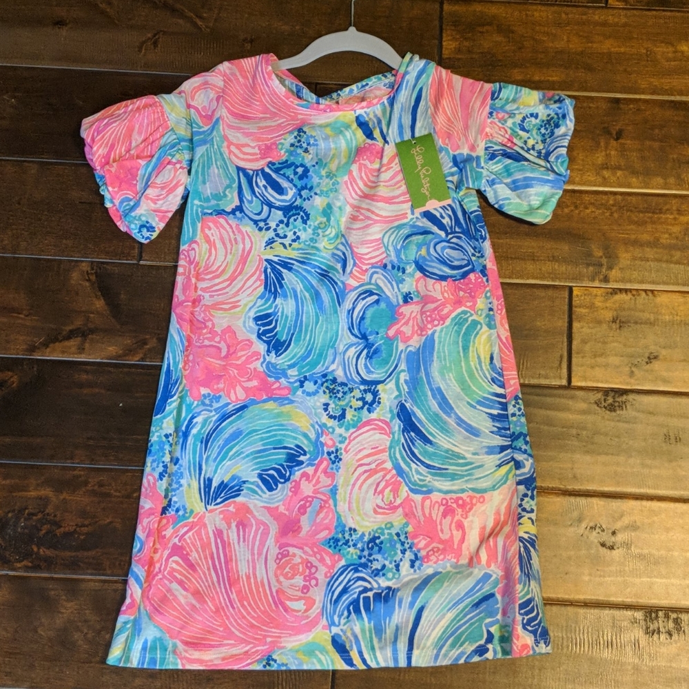 Lilly Pulitzer Mini Linden dress Size L(8-10) NWT.